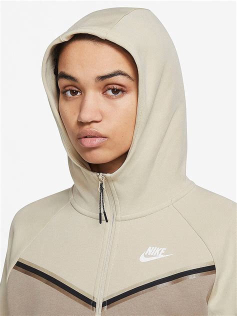 nike tech fleece jacke damen beige